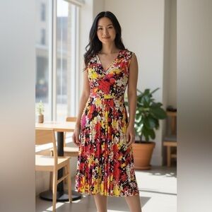 Maggy L Stunning floral Fit and Flare Dress
